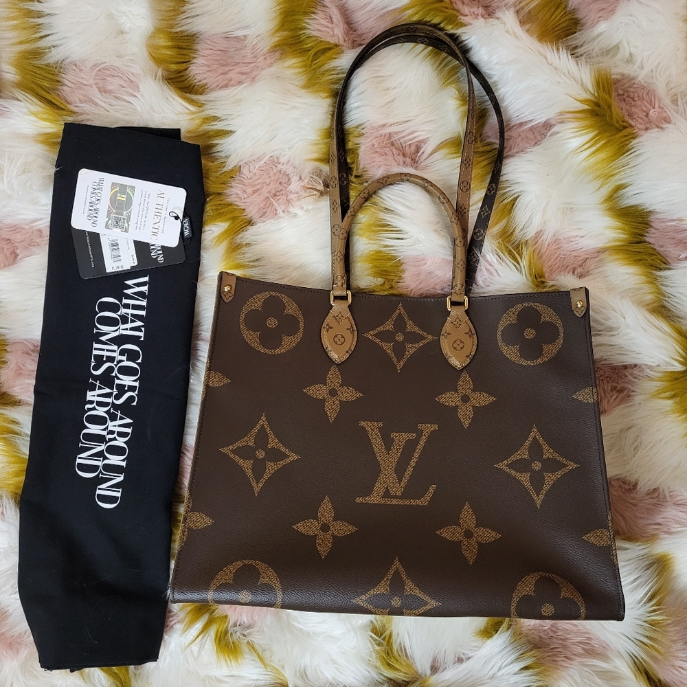 Louis Vuitton OnTheGo Tote Limited Edition Reverse Monogram Giant GM